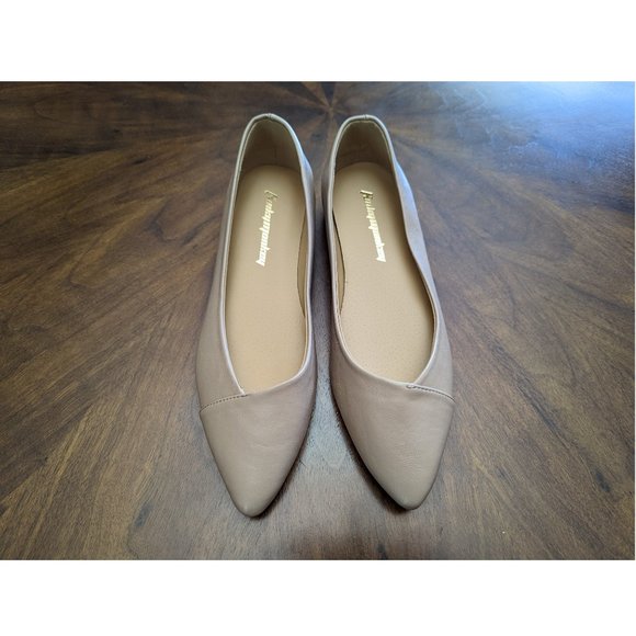 Taupe Ballet Flats - Picture 2 of 4